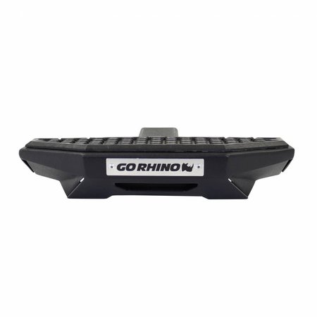 Go Rhino 2IN HITCH RECEIVERS UNIVERSAL HITCH STEP WITH HEX PATTERN STEP PAD BLACK HS3012T